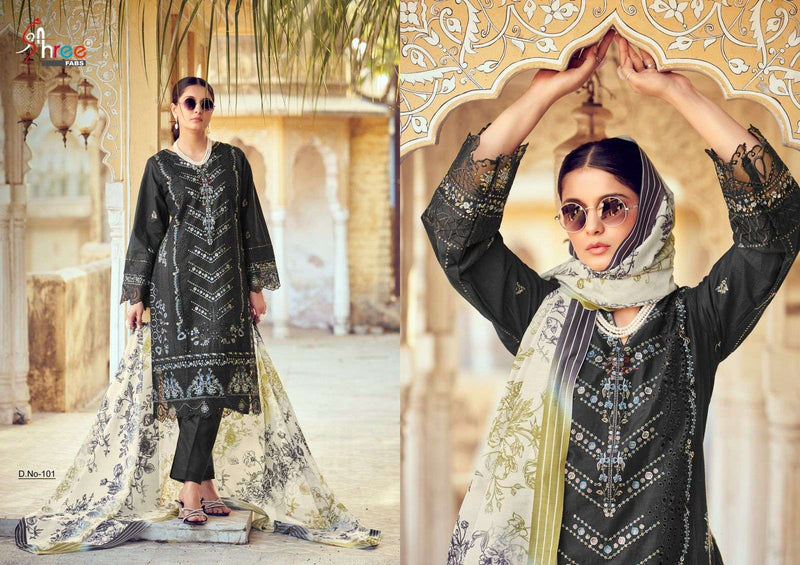 Shree Fabs Tasrif Vol 2 Pure Cotton Embroidered Salwar Kameez