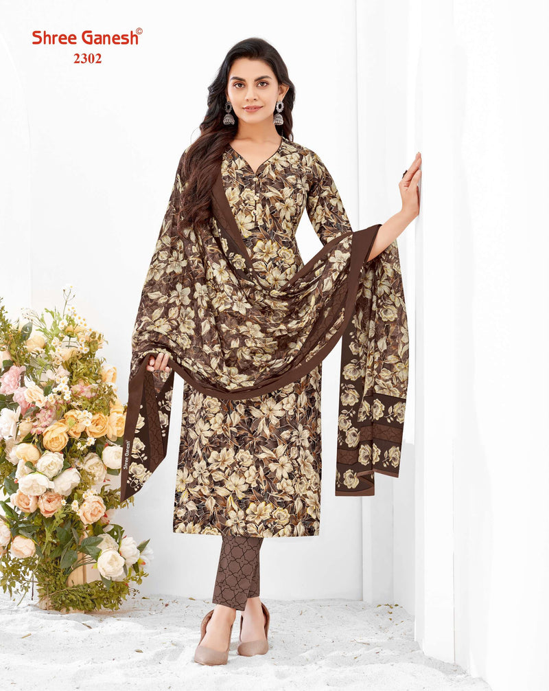 Shree Ganesh Samaiyra Vol 13 Cotton Designer Fancy Salwar Kameez
