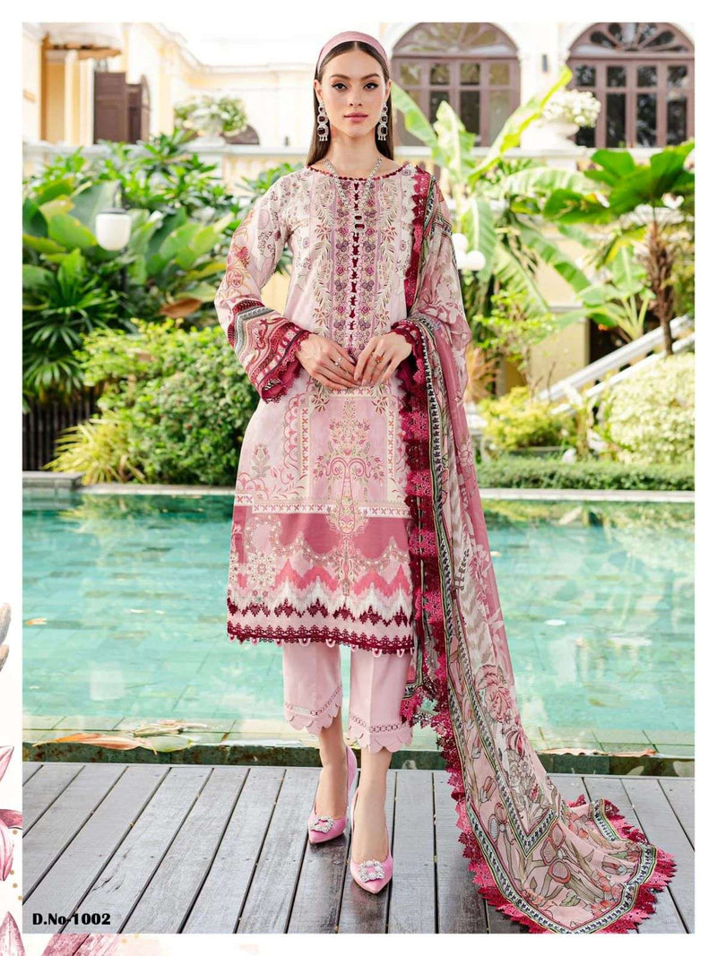 Shree Om Fab Rang Rasiya Elan Lawn Collection Cotton Casual Wear Salwar Suit