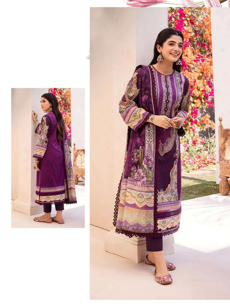Shree Om Fab Rang Rasiya Elan Lawn Collection Cotton Casual Wear Salwar Suit