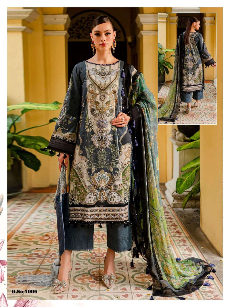 Shree Om Fab Rang Rasiya Elan Lawn Collection Cotton Casual Wear Salwar Suit