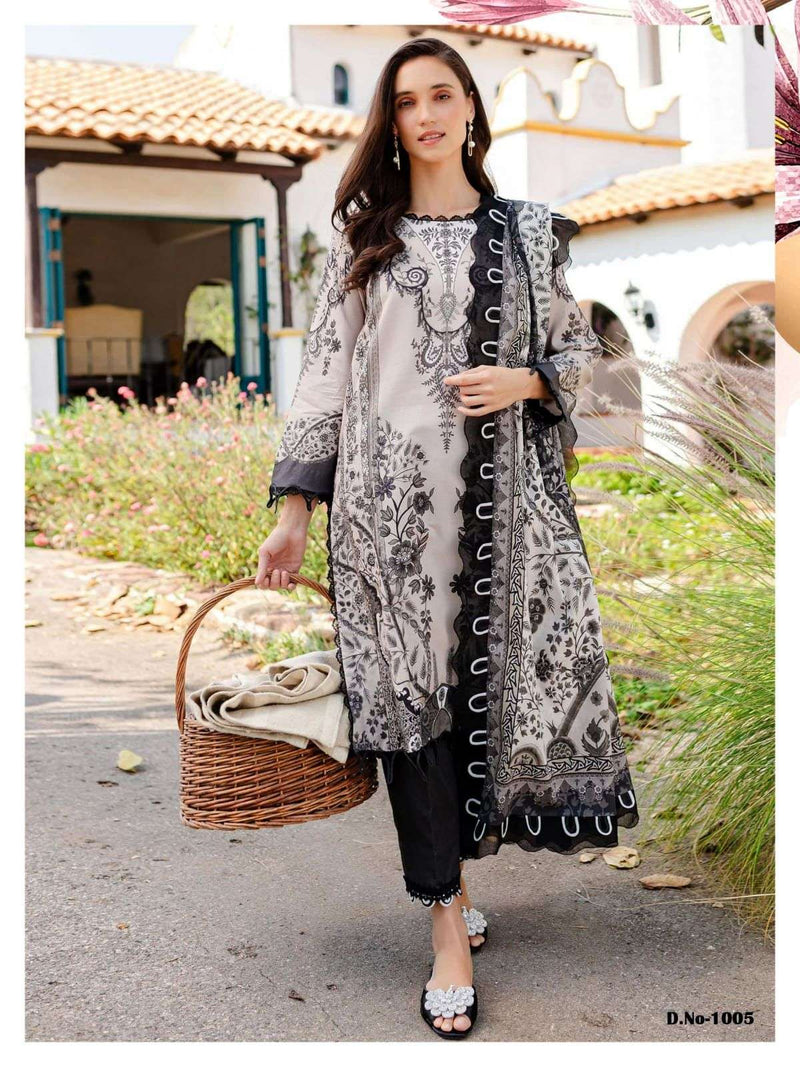 Shree Om Fab Rang Rasiya Elan Lawn Collection Cotton Casual Wear Salwar Suit
