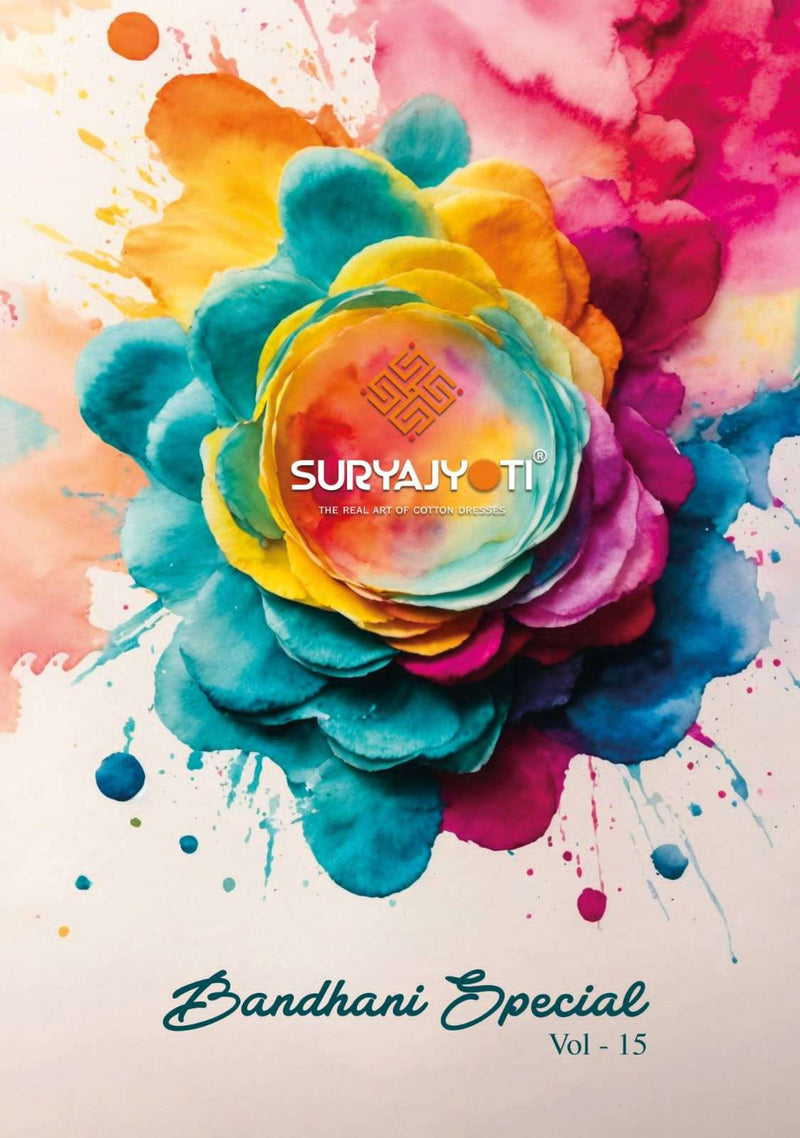Suryajyoti Bandhani Special Vol 15 Pure Cotton Daily Wear Salwar Suit