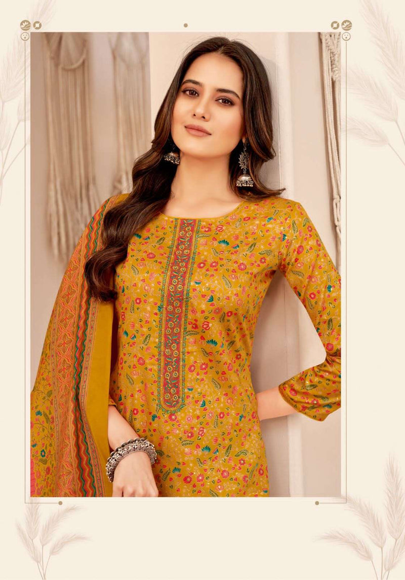 Suryajyoti Kalki Vol 13 Jam Satin Print Embroidery Work Salwar Suit