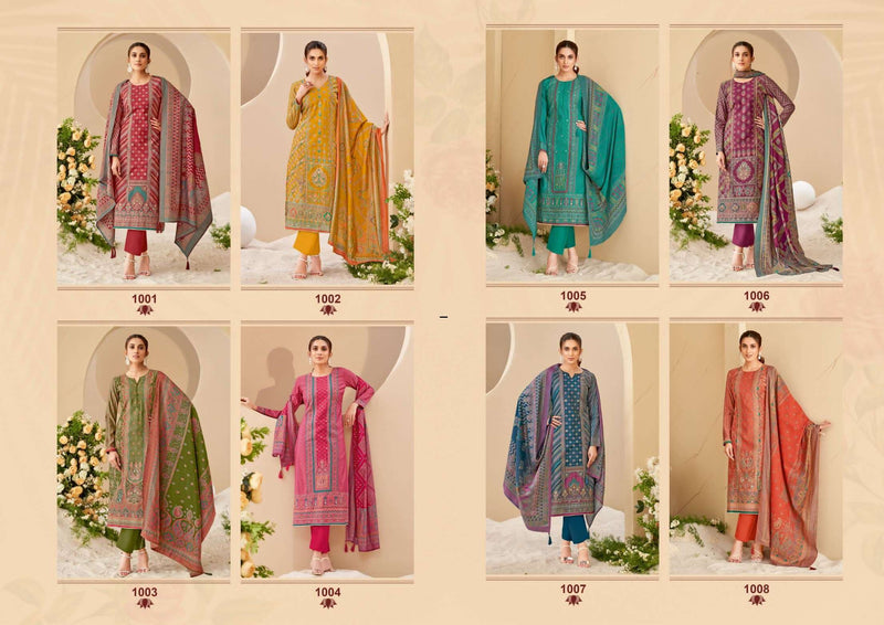 Suryajyoti Payal Vol 1 Modal Discharge Print With Foil Heavy Hand Work Full Top And Swarovski Salwar Kameez
