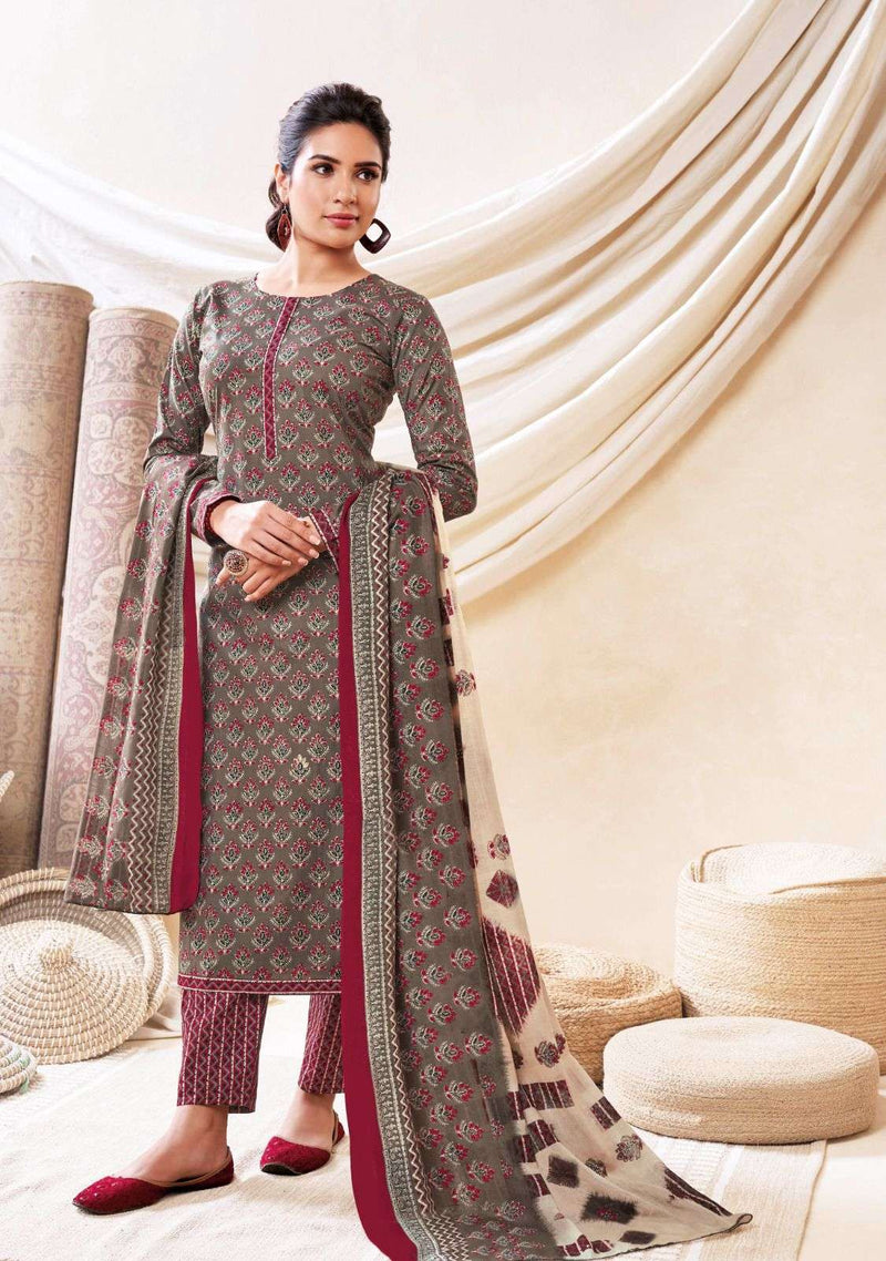 Suryajyoti Prerna Vol 1 Lawn Cotton Party Wear Designer Digital Printed Salwar Kameez