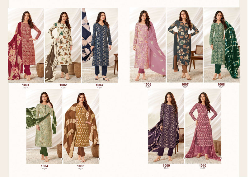 Suryajyoti Siya Vol 1 Pure Cambric Cotton Casual Wear Salwar Suit