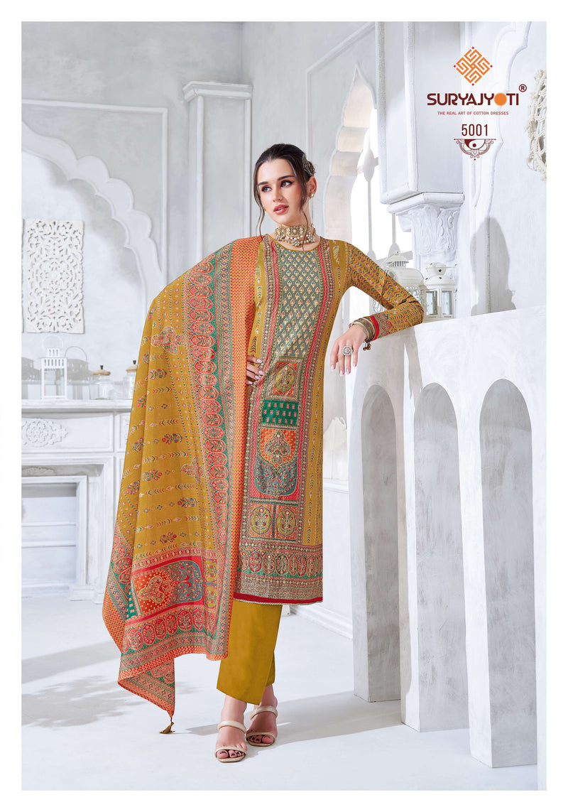 Suryajyoti Payal Vol 5 Modal Print Handwork Salwar Suit