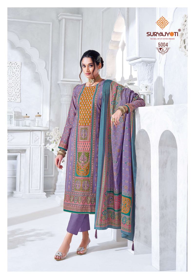 Suryajyoti Payal Vol 5 Modal Print Handwork Salwar Suit