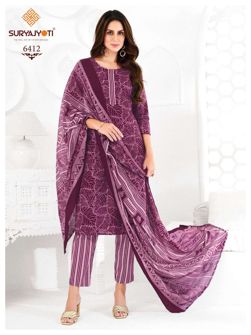Suryajyoti Trendy Cotton Vol 64 Pure Cotton Casual Wear Salwar Suit