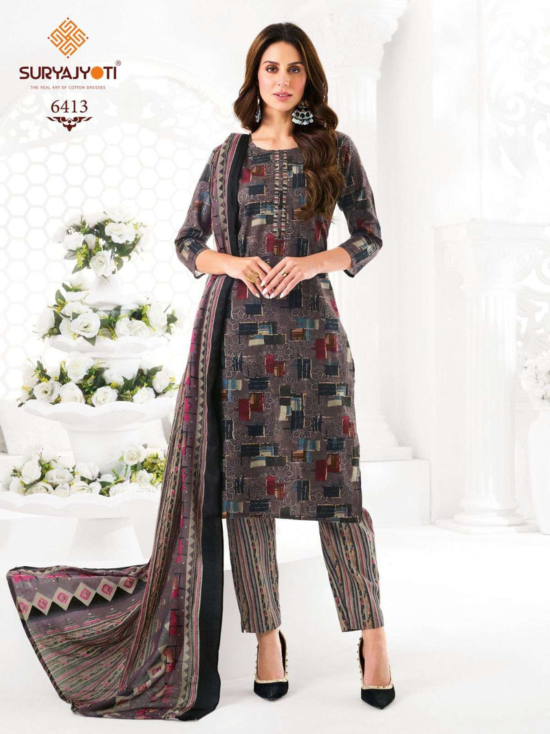 Suryajyoti Trendy Cotton Vol 64 Pure Cotton Casual Wear Salwar Suit