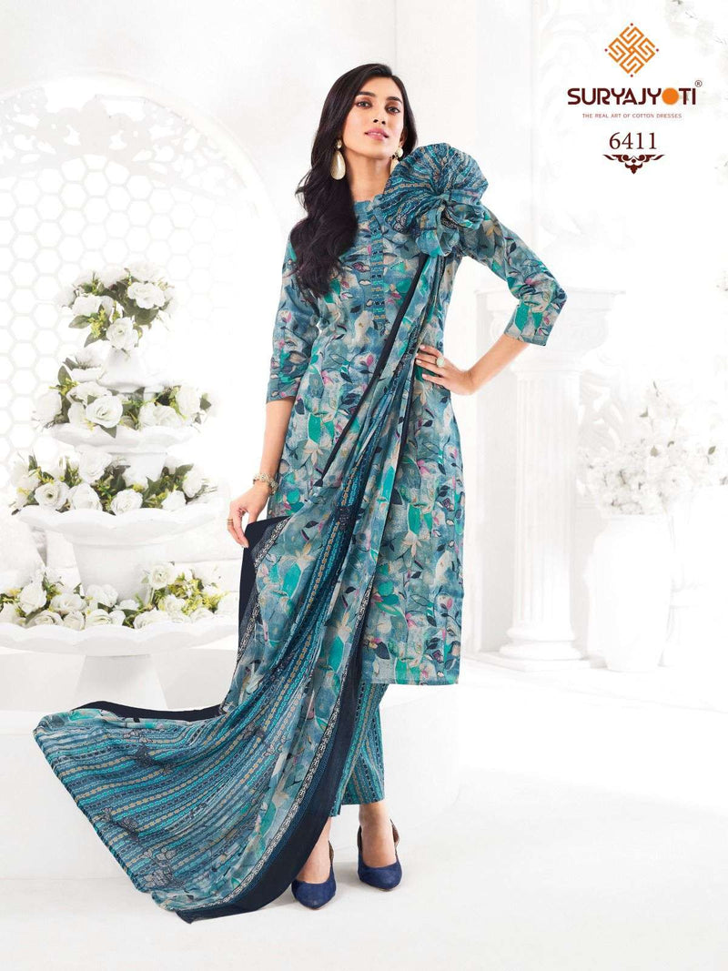 Suryajyoti Trendy Cotton Vol 64 Pure Cotton Casual Wear Salwar Suit