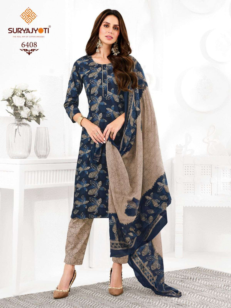 Suryajyoti Trendy Cotton Vol 64 Pure Cotton Casual Wear Salwar Suit