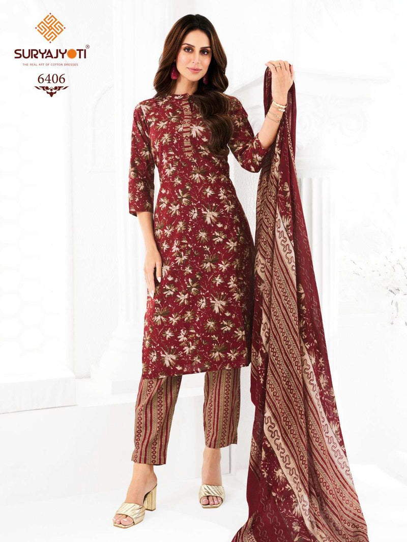 Suryajyoti Trendy Cotton Vol 64 Pure Cotton Casual Wear Salwar Suit