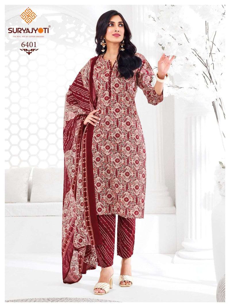 Suryajyoti Trendy Cotton Vol 64 Pure Cotton Casual Wear Salwar Suit