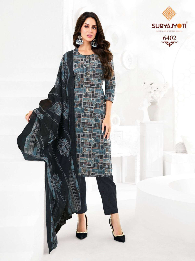 Suryajyoti Trendy Cotton Vol 64 Pure Cotton Casual Wear Salwar Suit