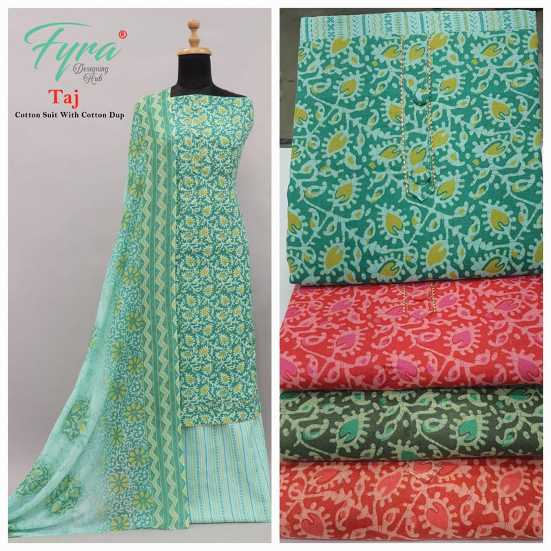 Fyra Designing Hub Taj Vol 2 Soft Cotton Digital Print Salwar Suits