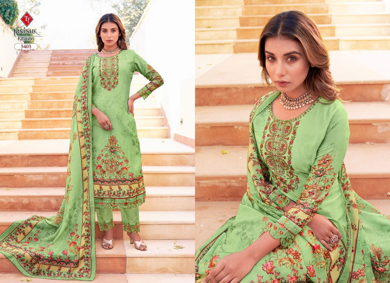Tanishk Fashion Ibadat Cambric Cotton With Heavy Embroidery Suits