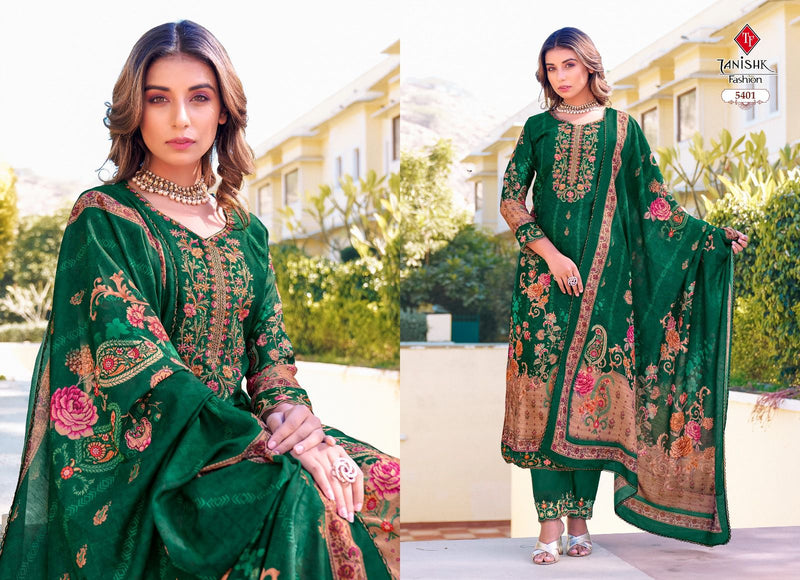 Tanishk Fashion Ibadat Cambric Cotton With Heavy Embroidery Suits