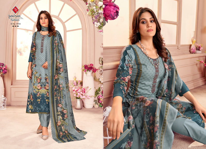 Tanishk Fashion Nayra Cambric Cotton With Embroidety Work Salwar Suits