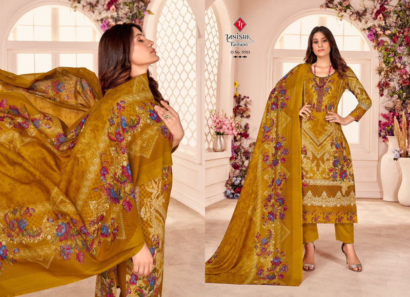 Tanishk Fashion Nayra Cambric Cotton With Embroidety Work Salwar Suits