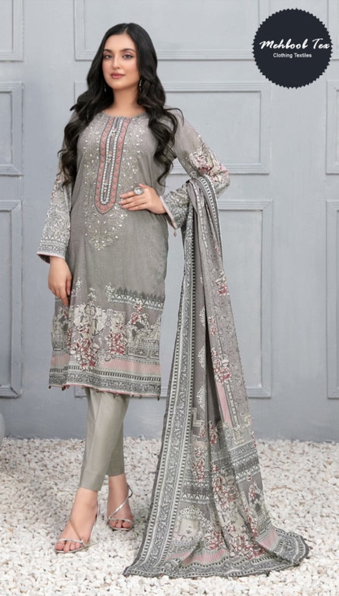Mehboob Tex Tawakkal Vol 1 Cotton Embroidery Patch Exclusive Suit Collection