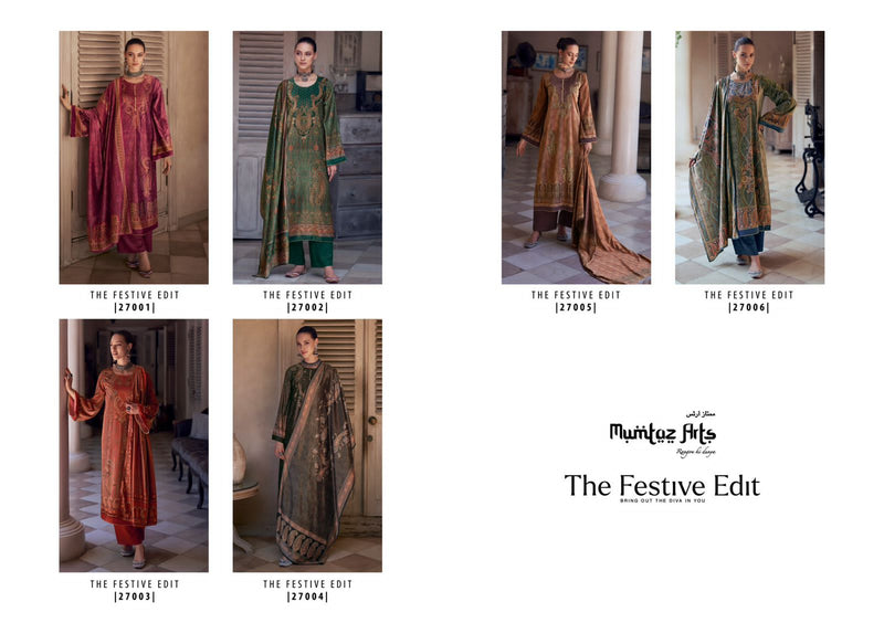 Mumtaz Arts The Festive Edit Velvet Fancy Swaroski Work Salwar Kameez