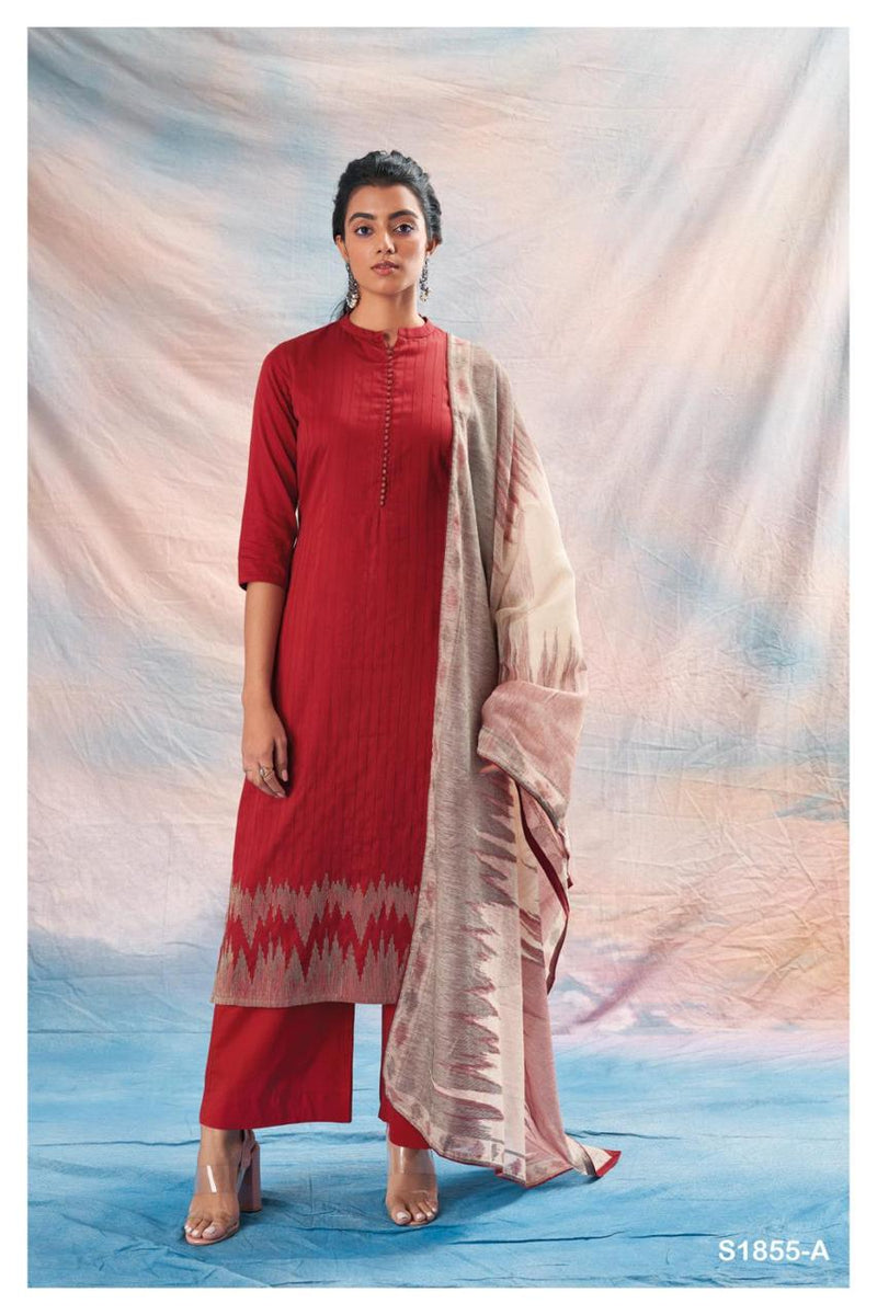 Ganga Tobi 1855 Silk Cotton With Embroidery Designer Fancy Suits