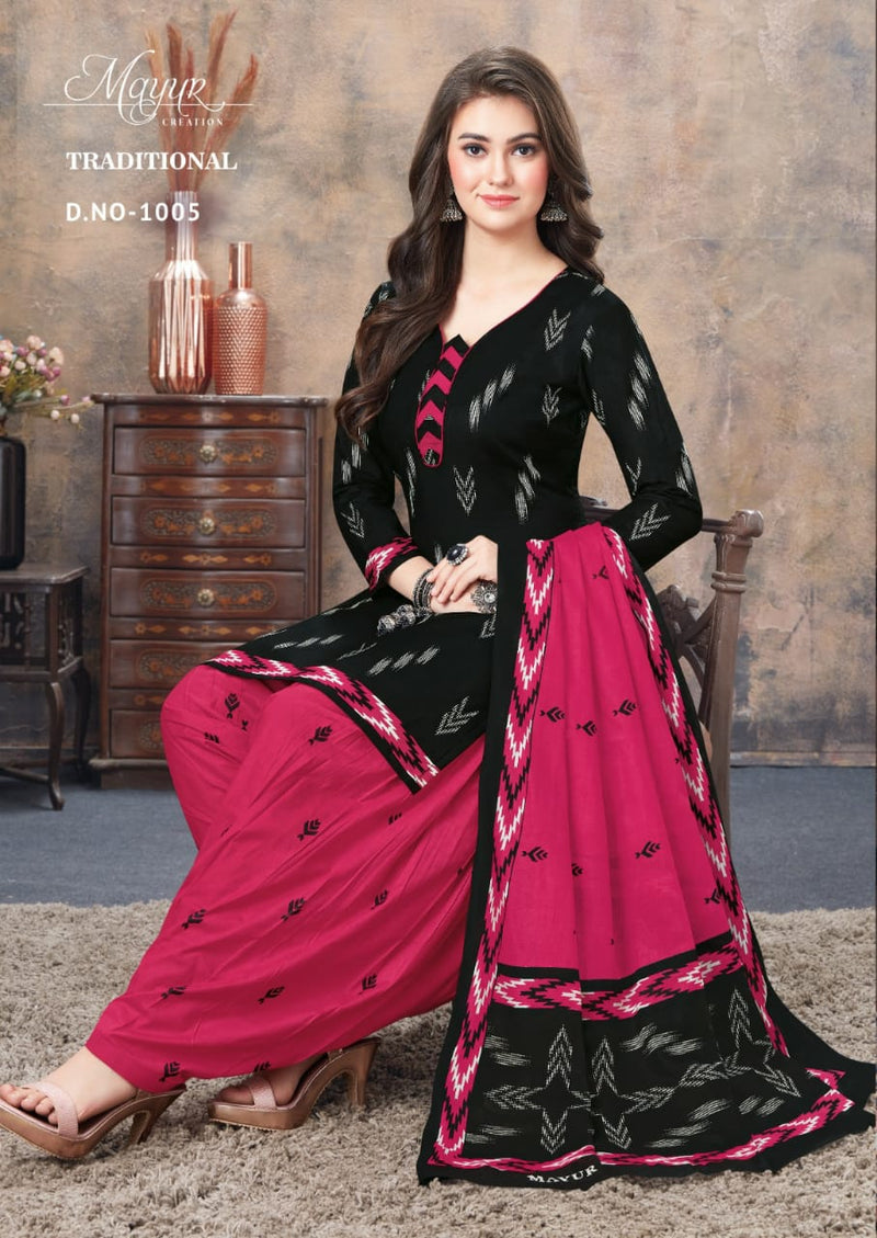 Akash Creation Tradition Vol 1 Cotton Printed Salwar Kameez