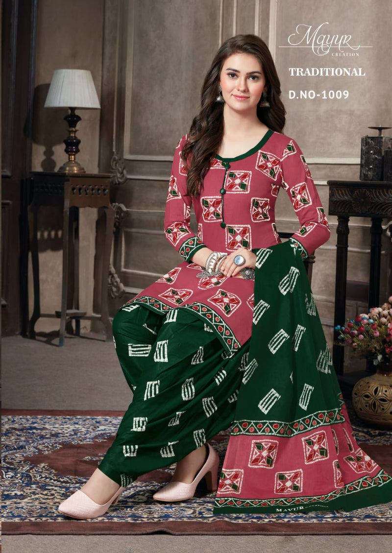 Akash Creation Tradition Vol 1 Cotton Printed Salwar Kameez