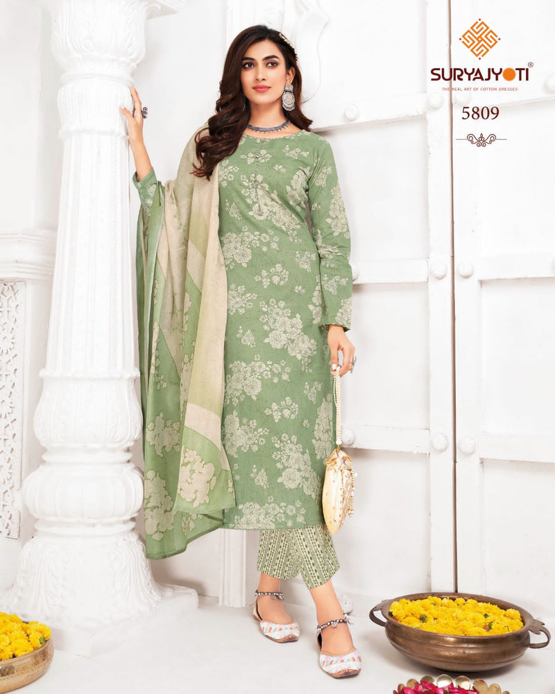 Suryajyoti Trendy Cotton Vol 58 Cotton Printed Designer Wear Salwar Suit