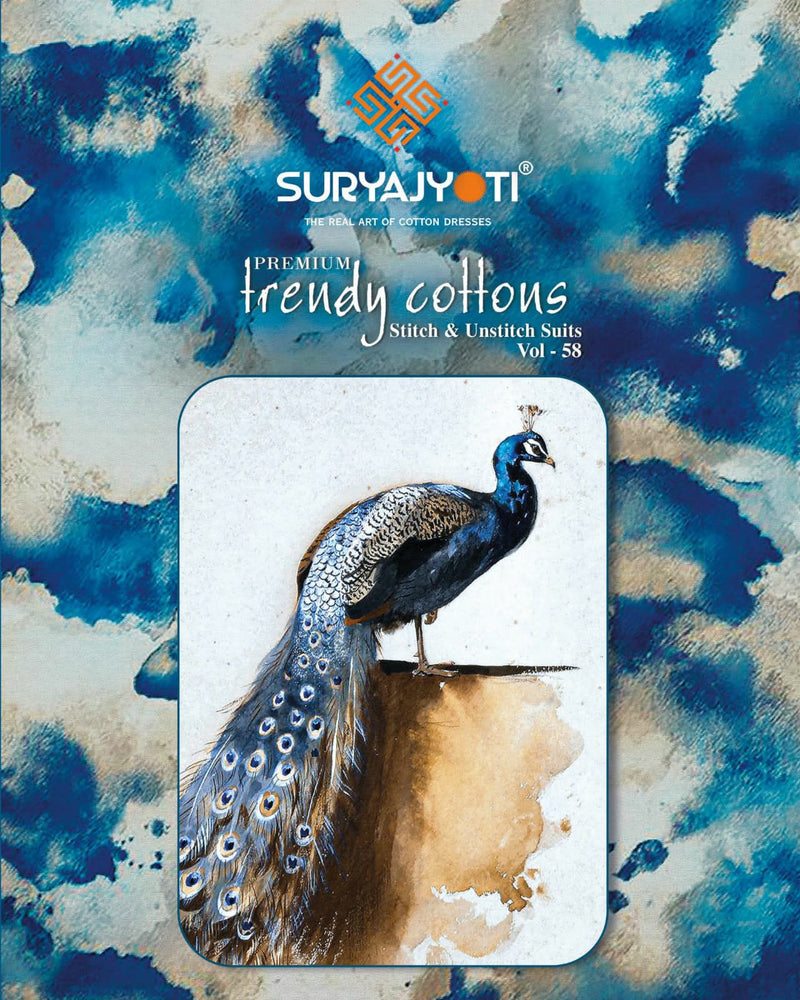 Suryajyoti Trendy Cotton Vol 58 Cotton Printed Designer Wear Salwar Suit
