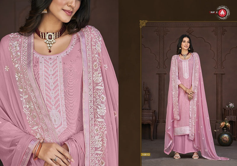 Kalarang Fashion Tulip Vol 4 Muslin Jacquard Designer Work Suits