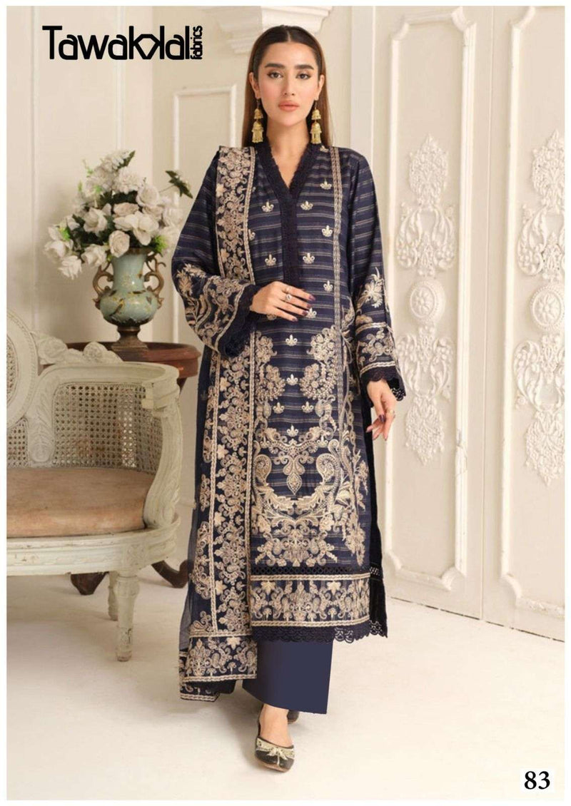 Tawakkal Fabrics Mehroz Luxury Heavy Lawn Cotton Collection Vol 9 Pakistani Suit