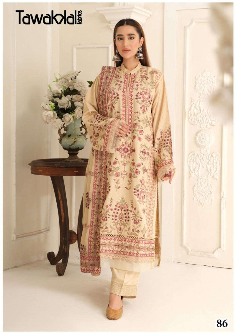 Tawakkal Fabrics Mehroz Luxury Heavy Lawn Cotton Collection Vol 9 Pakistani Suit