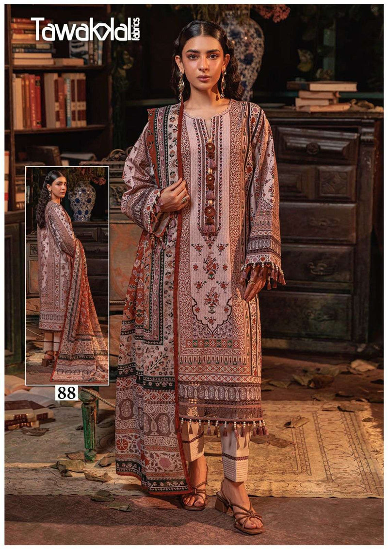 Tawakkal Fabrics Mehroz Luxury Heavy Lawn Cotton Collection Vol 9 Pakistani Suit