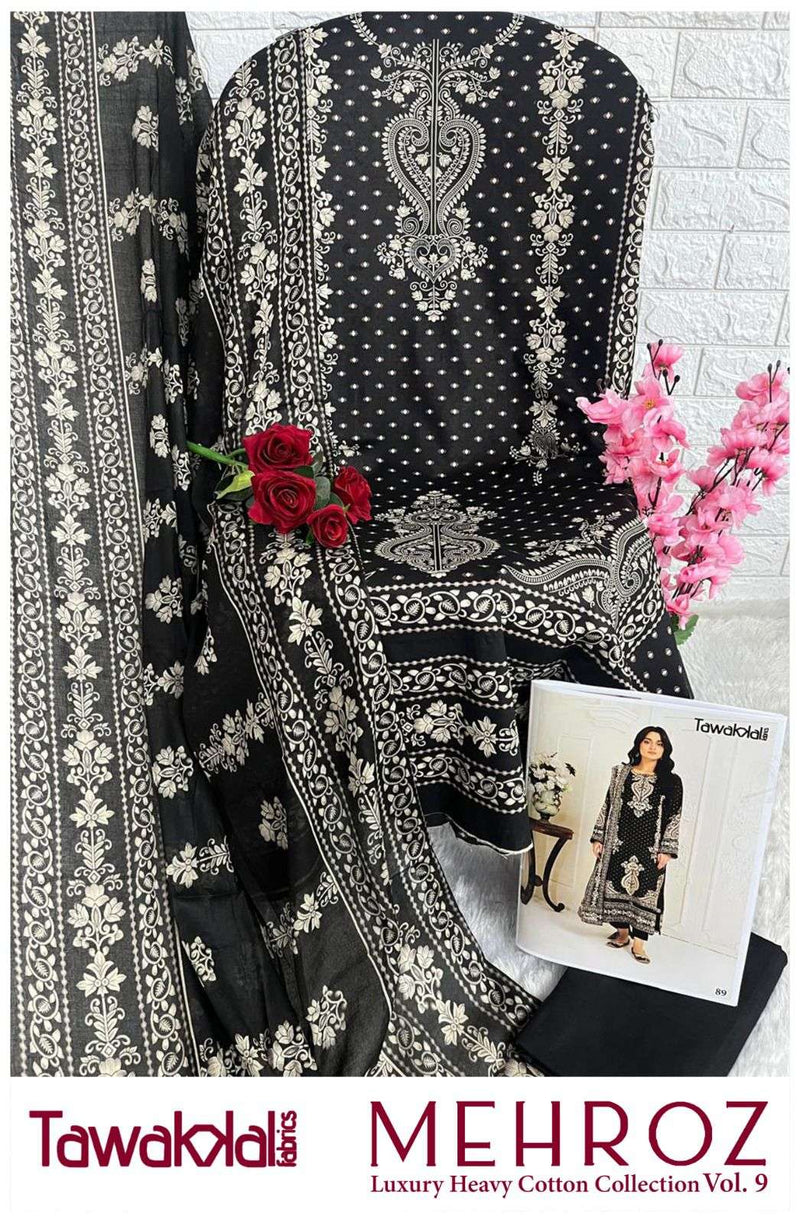 Tawakkal Fabrics Mehroz Luxury Heavy Lawn Cotton Collection Vol 9 Pakistani Suit