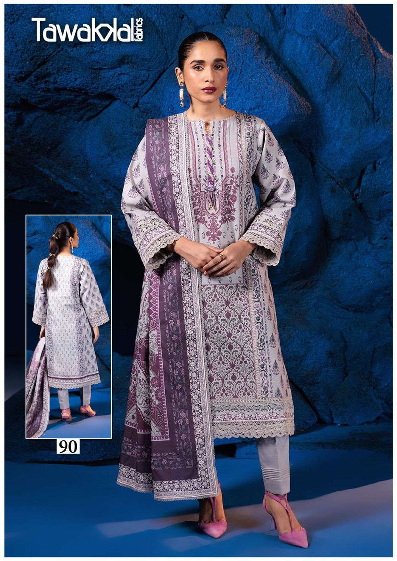 Tawakkal Fabrics Mehroz Luxury Heavy Lawn Cotton Collection Vol 9 Pakistani Suit