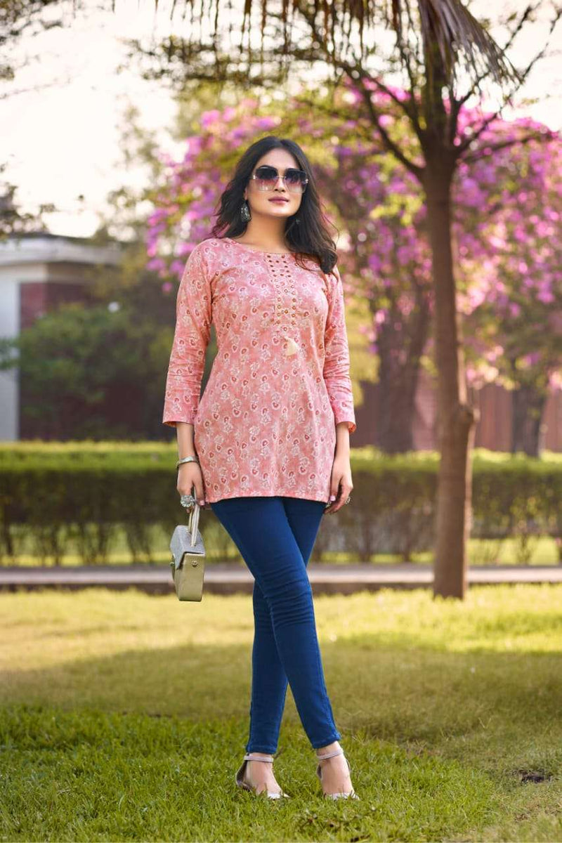 Tips And Tops Cotton Candy Vol 3 Fancy Summer Wear Tops Designer Daily Wear Kurti