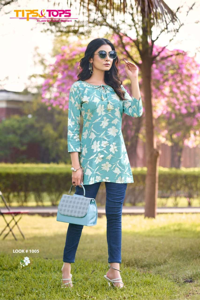 Tips And Tops Cotton Candy Vol 3 Fancy Summer Wear Tops Designer Daily Wear Kurti