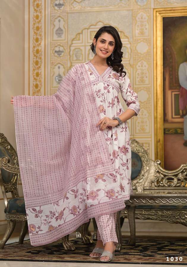 Traditional Elegance Tanisha Vol 4 Cotton Fancy Designer Combo Set Kurti