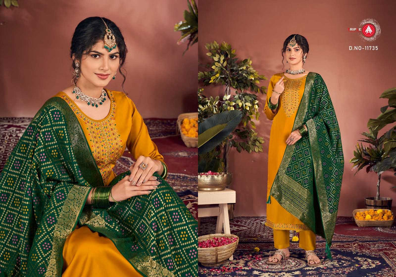 Triple A Aroos Jam Silk Cotton Work With Diamond Work Fancy Party Wear Salwar Kameez