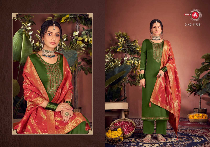 Triple A Aroos Jam Silk Cotton Work With Diamond Work Fancy Party Wear Salwar Kameez