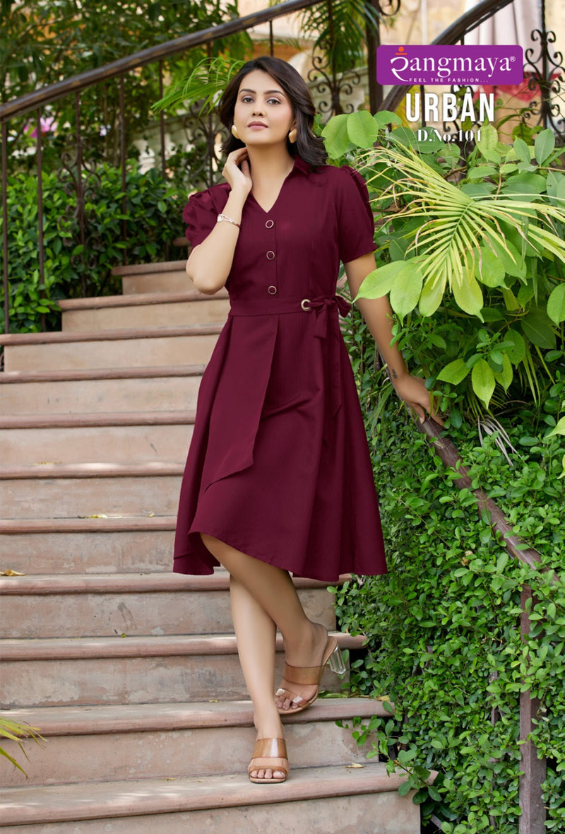 Rangmaya Urban Fancy Western Readymade Designer Kurti Collection