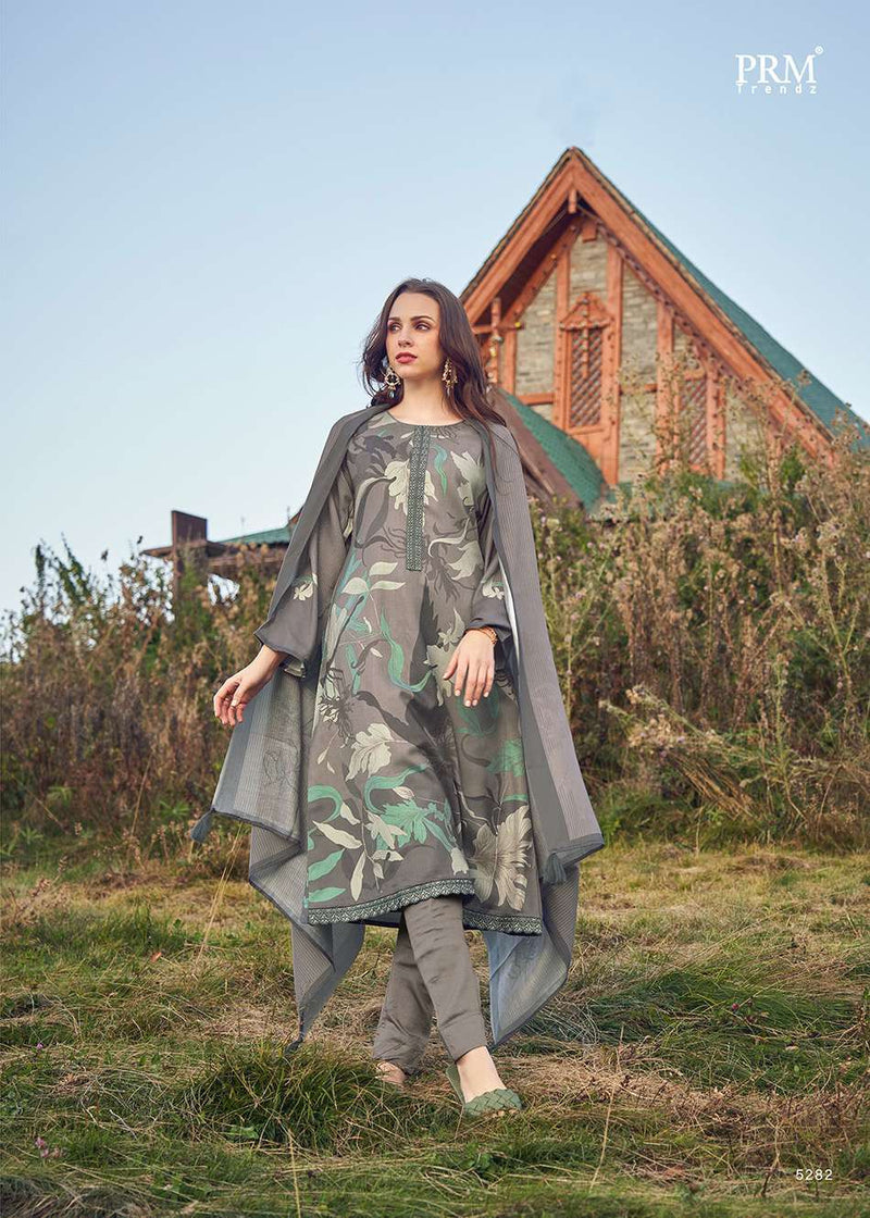 Prm Trendz Vaari Pashmina Digital Printed With Work Fancy Salwar Suit Collection