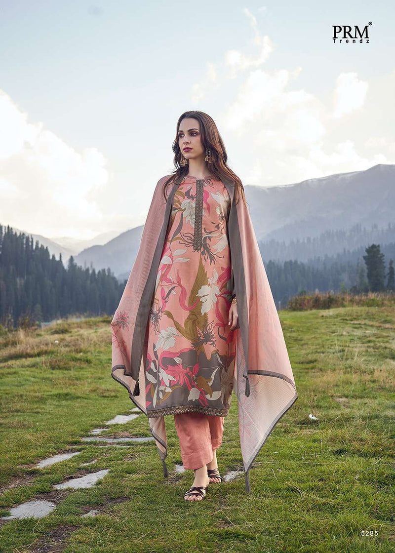 Prm Trendz Vaari Pashmina Digital Printed With Work Fancy Salwar Suit Collection