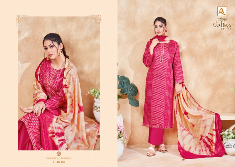 Alok Suits Vatika Edition Vol 3 Jam Cotton Designer Salwar Suits