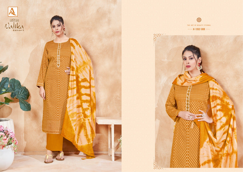 Alok Suits Vatika Edition Vol 3 Jam Cotton Designer Salwar Suits