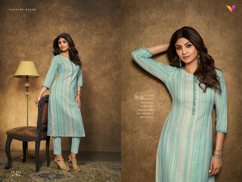 Vatsam Shilpa Vol 2 Linen Digital Printed Fancy Designer Casual Wear Kurti
