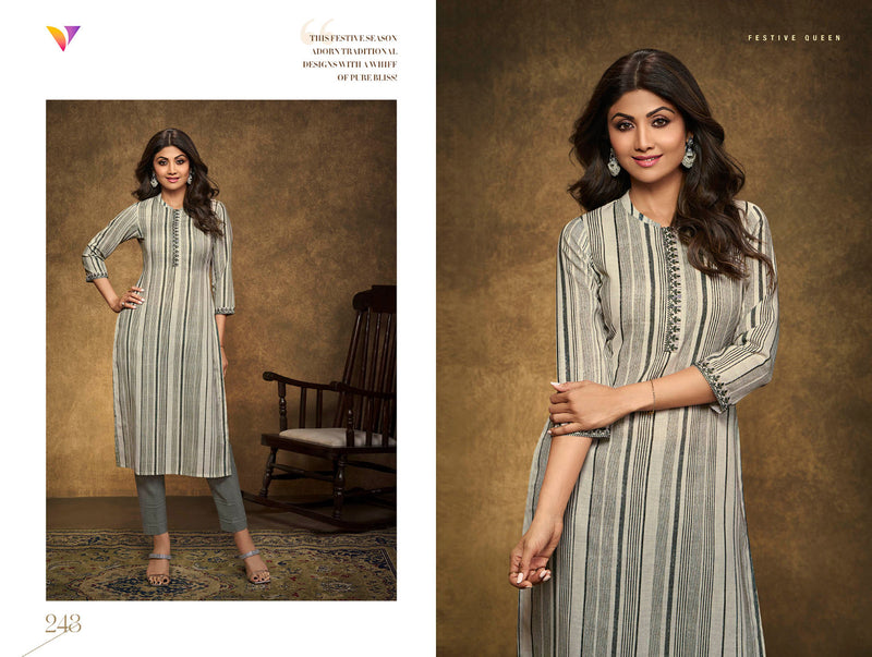 Vatsam Shilpa Vol 2 Linen Digital Printed Fancy Designer Casual Wear Kurti